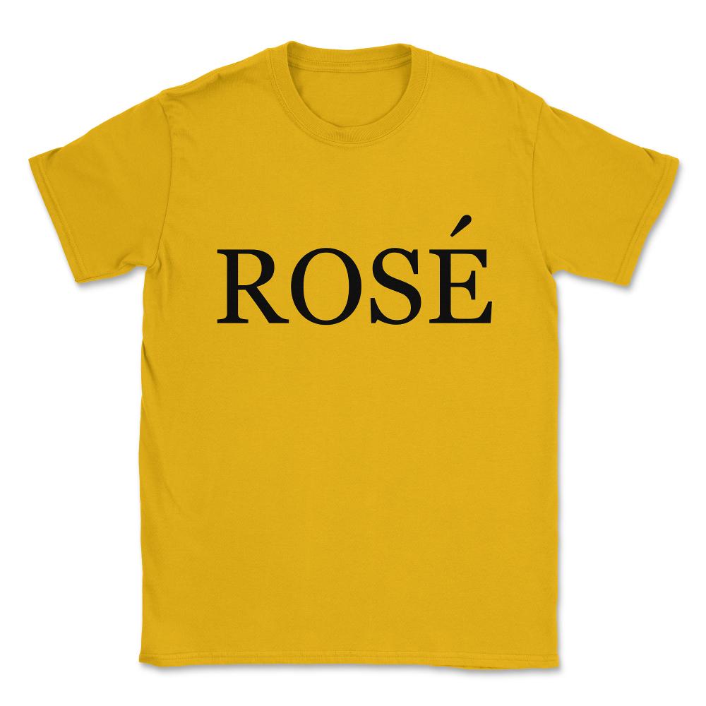 Rose Wine Costume Unisex T-Shirt - Gold