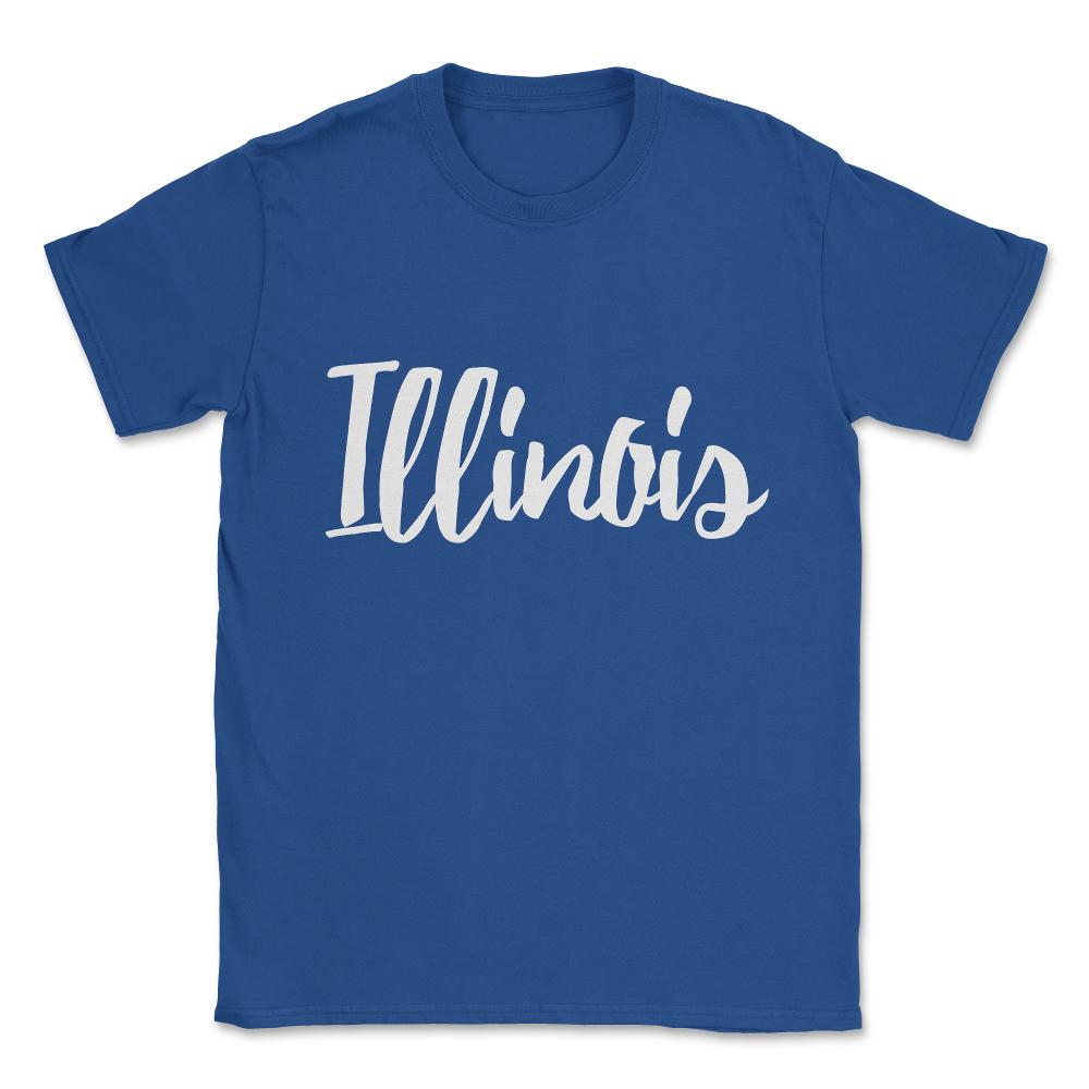Illinois Unisex T-Shirt - Royal Blue