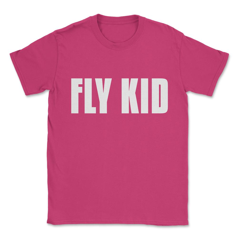 Fly Kid Funny Family Unisex T-Shirt - Heliconia