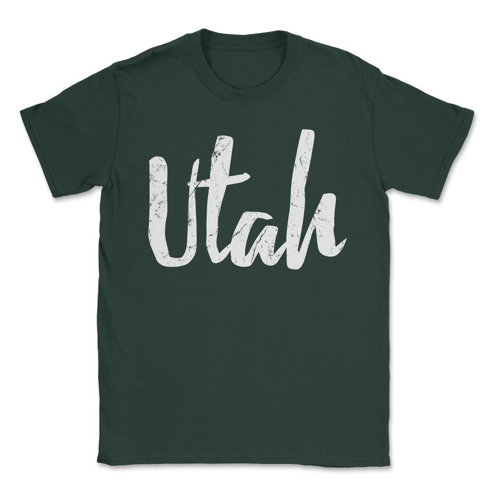 Utah Unisex T-Shirt - Forest Green