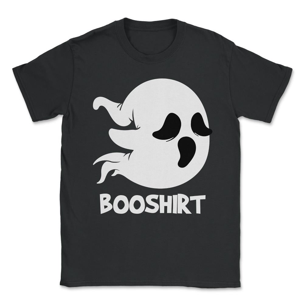 Booshirt Funny Halloween Boo Ghost Unisex T-Shirt - Black