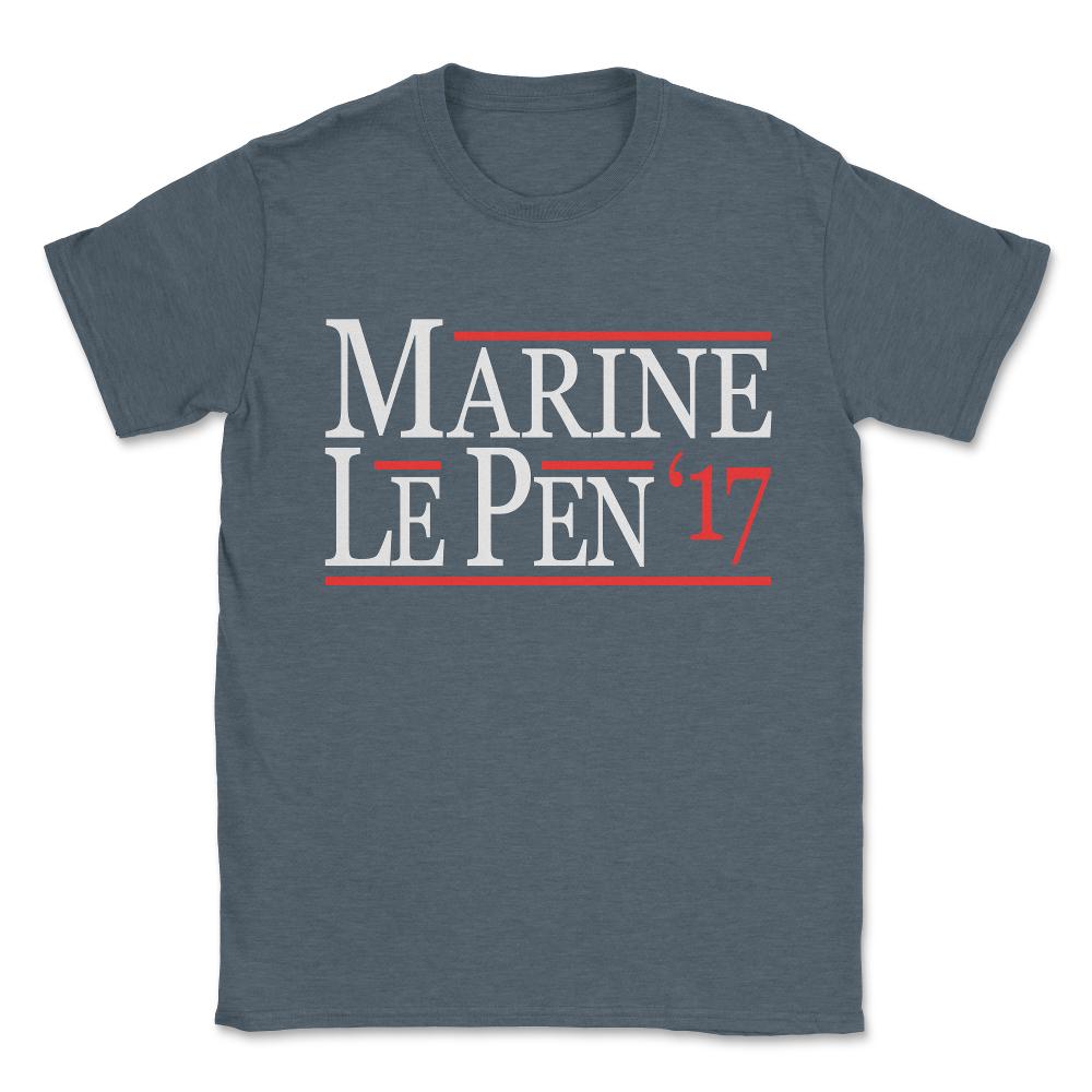 Marine Le Pen 2017 Unisex T-Shirt - Dark Grey Heather