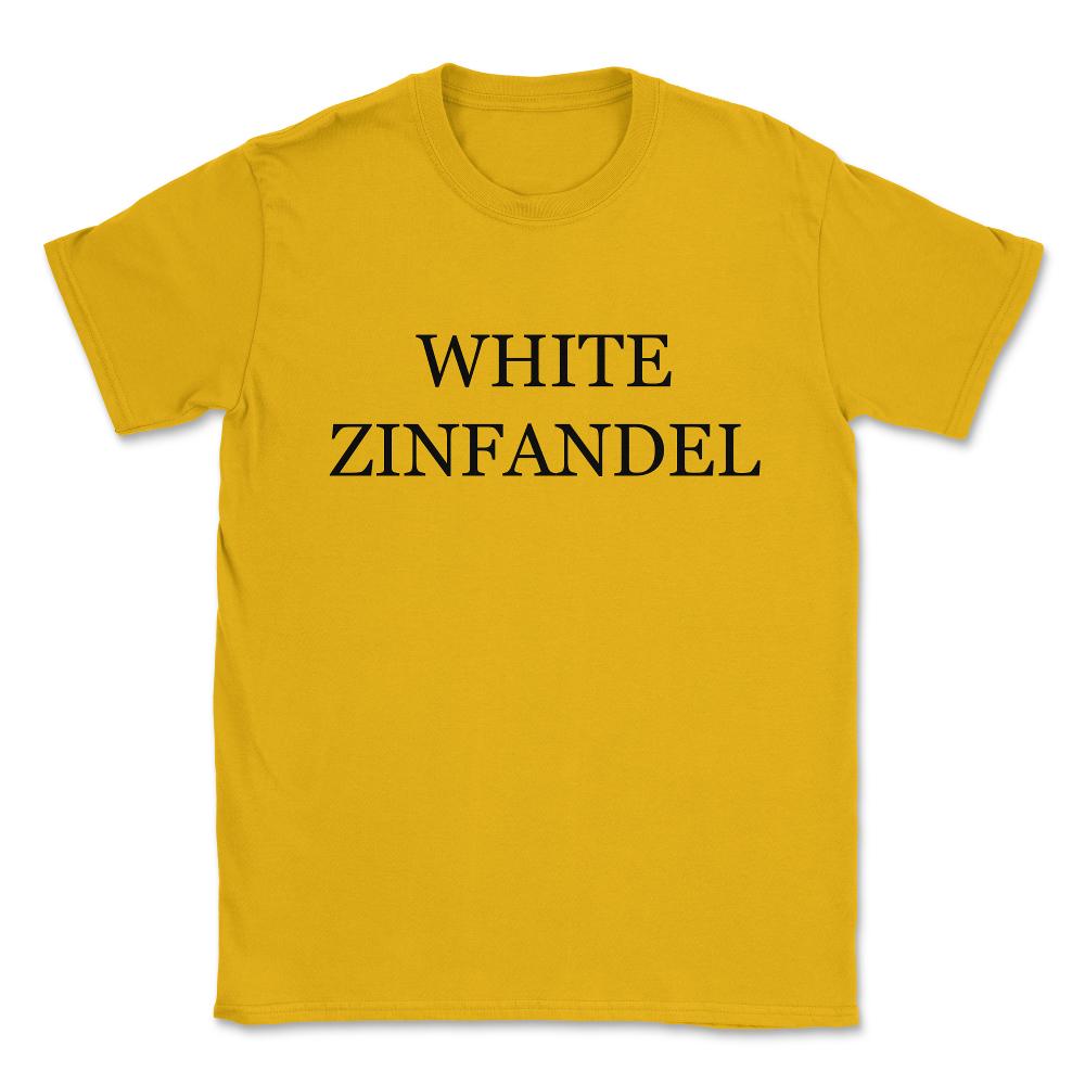 White Zinfandel Wine Costume Unisex T-Shirt - Gold