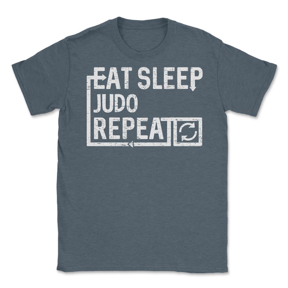 Eat Sleep Judo Unisex T-Shirt - Dark Grey Heather