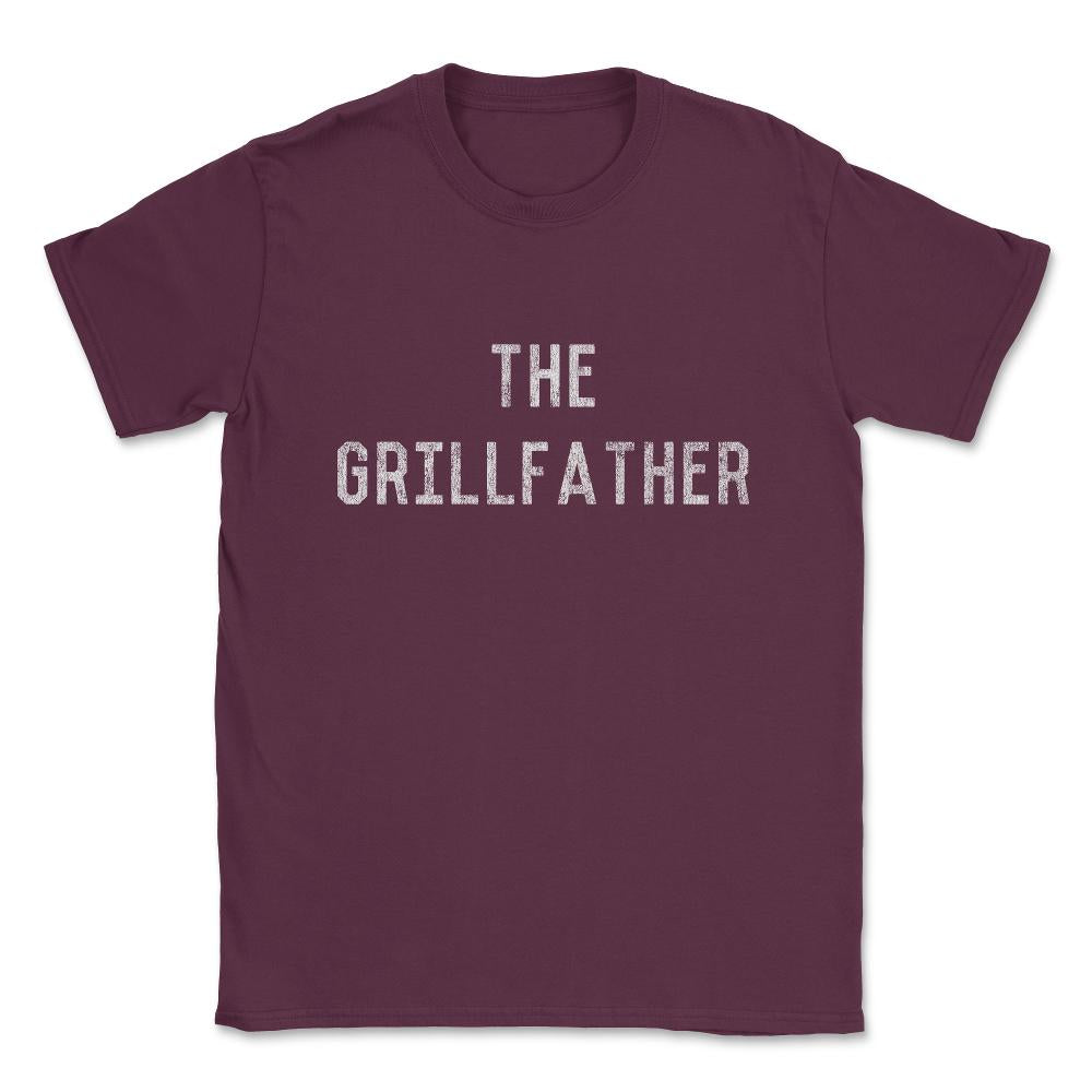 The Grillfather Vintage Unisex T-Shirt - Maroon
