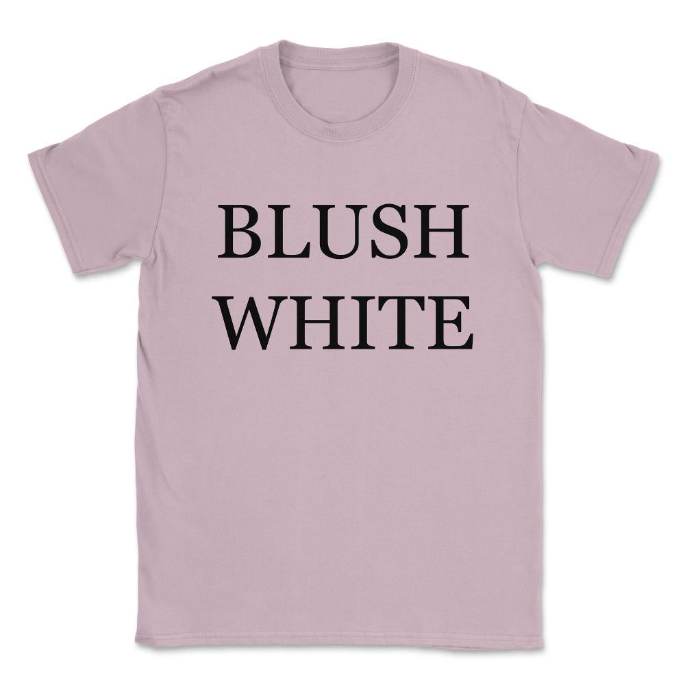 Blush White Wine Costume Unisex T-Shirt - Light Pink