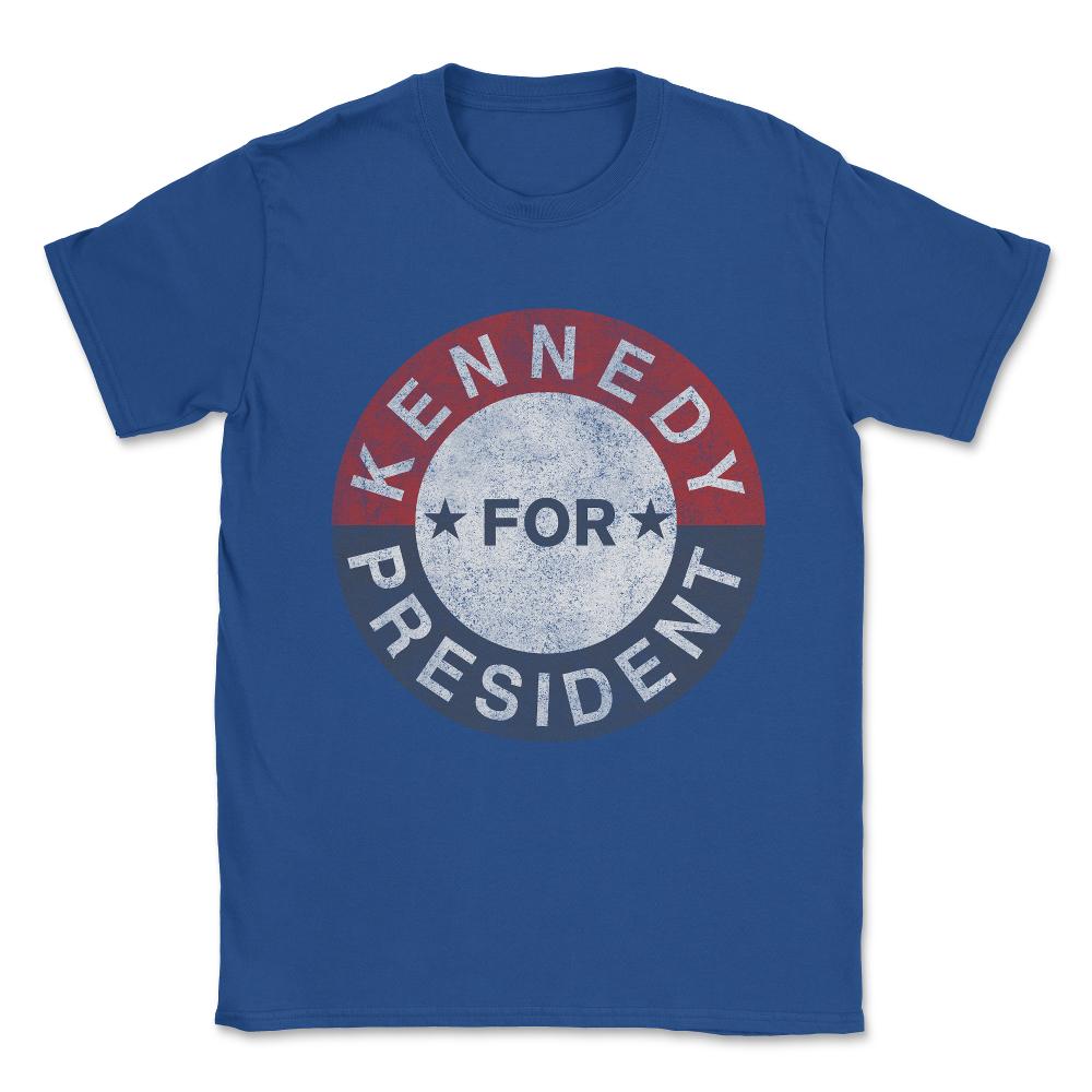 Vintage JFK Kennedy For President 1960 Unisex T-Shirt - Royal Blue