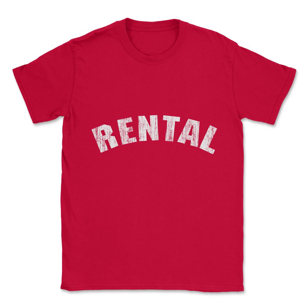 Vintage Rental Unisex T-Shirt - Red