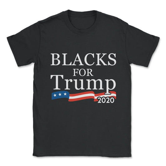 Black Conservatives For Trump 2020 Unisex T-Shirt - Black