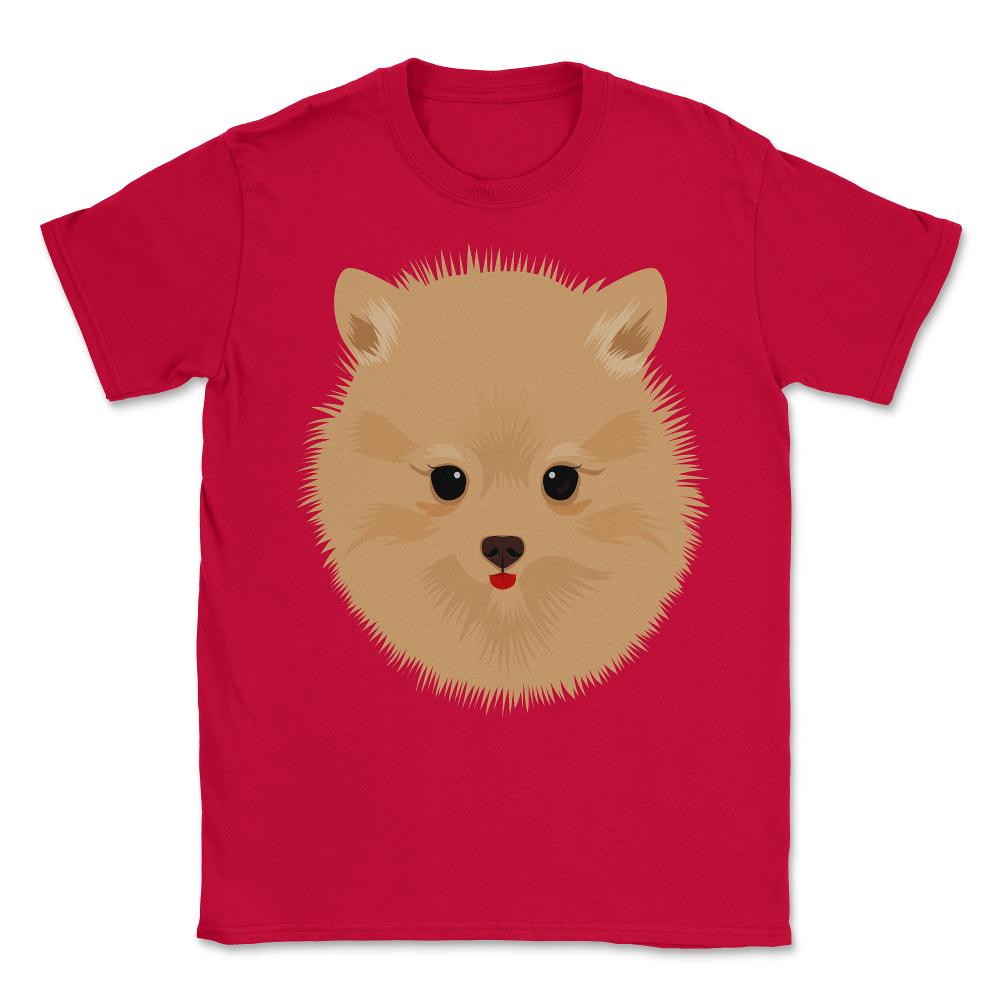 Poporanian Pup Unisex T-Shirt - Red