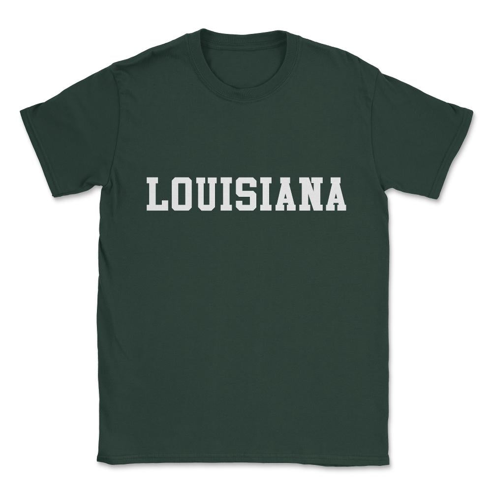 Louisiana Unisex T-Shirt - Forest Green