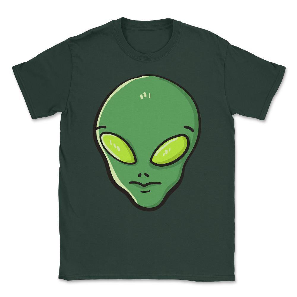 Raid Area 51 Alien Head Unisex T-Shirt - Forest Green