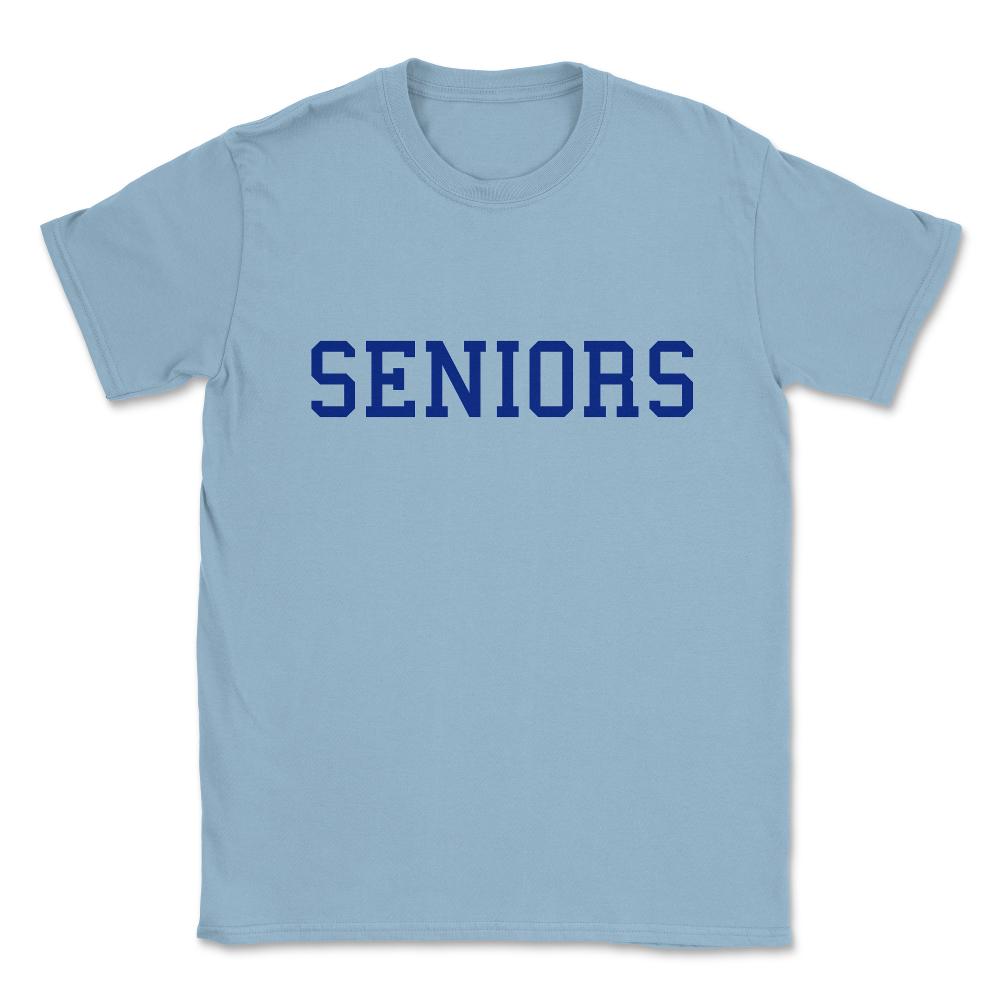 Seniors Unisex T-Shirt - Light Blue