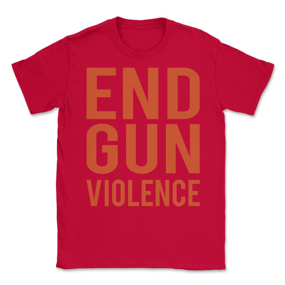 End Gun Violence Unisex T-Shirt - Red