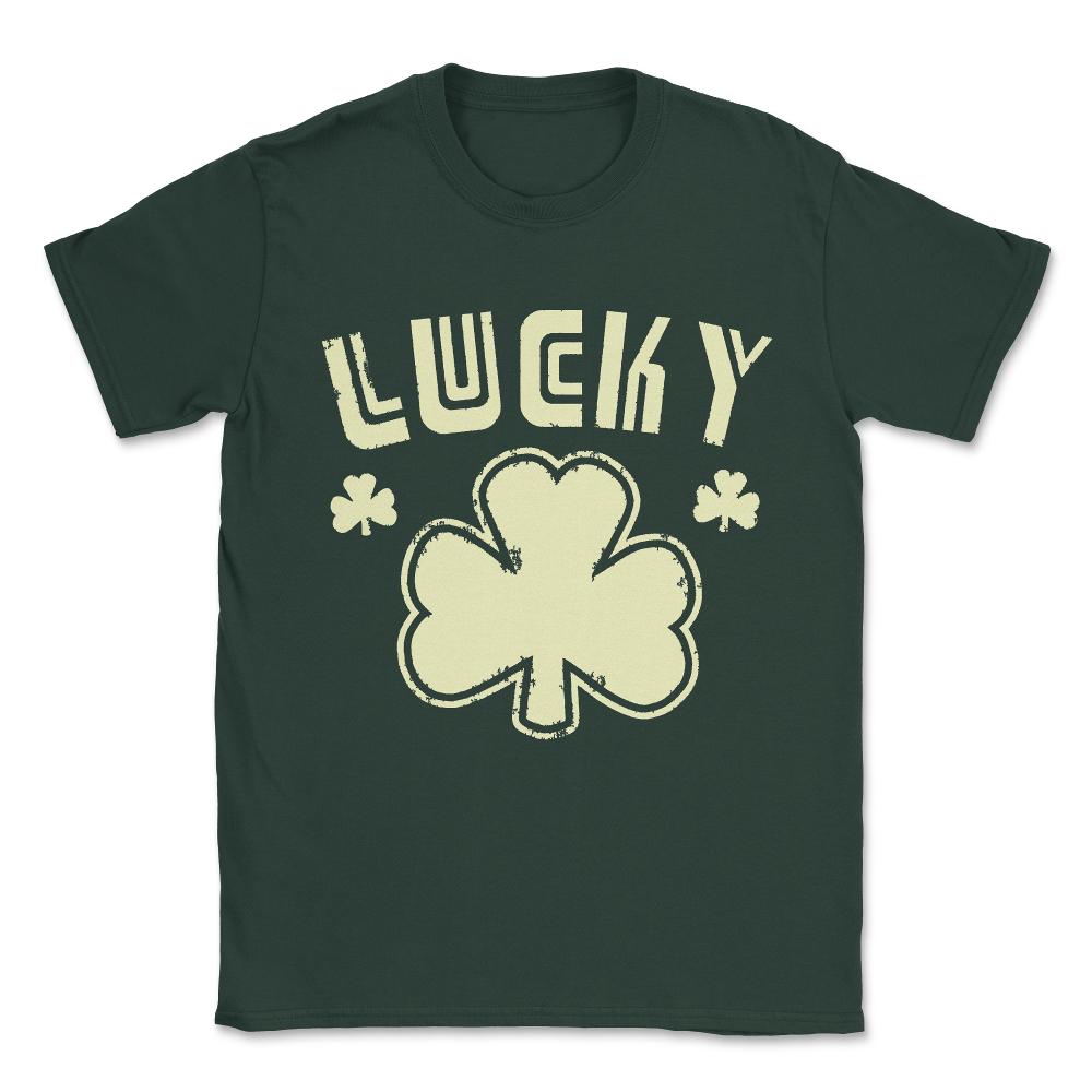 Lucky Vintage Unisex T-Shirt - Forest Green