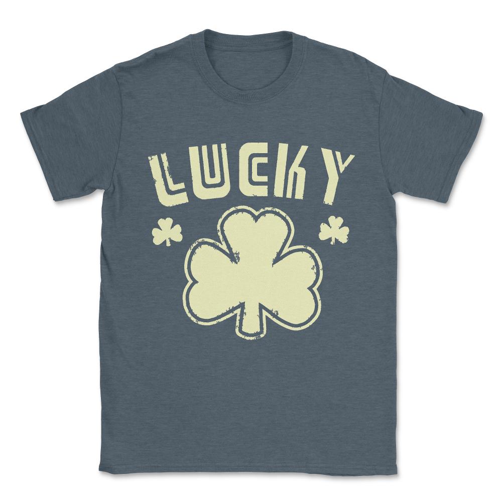 Lucky Vintage Unisex T-Shirt - Dark Grey Heather