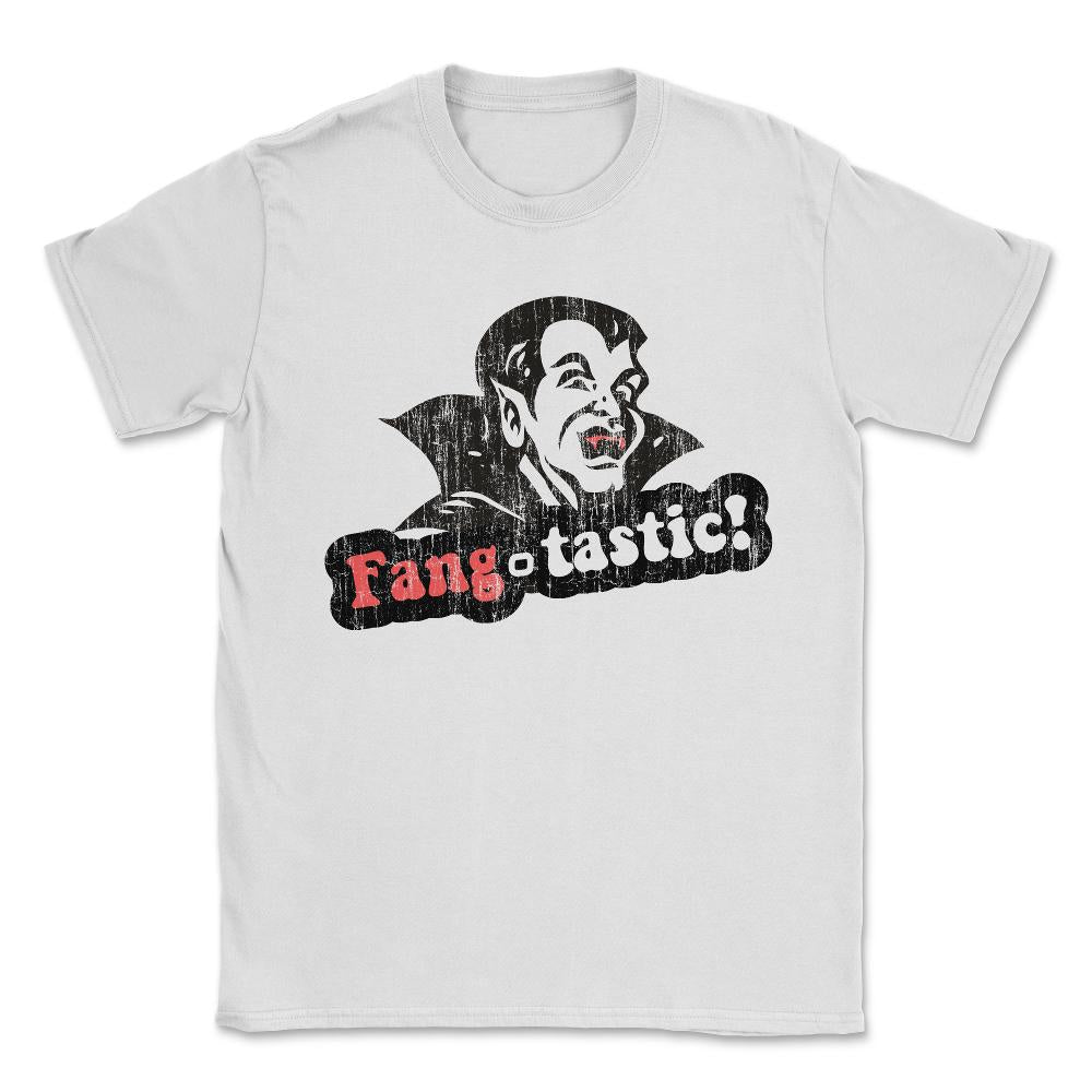 Fang-tastic Vampire Halloween Unisex T-Shirt - White