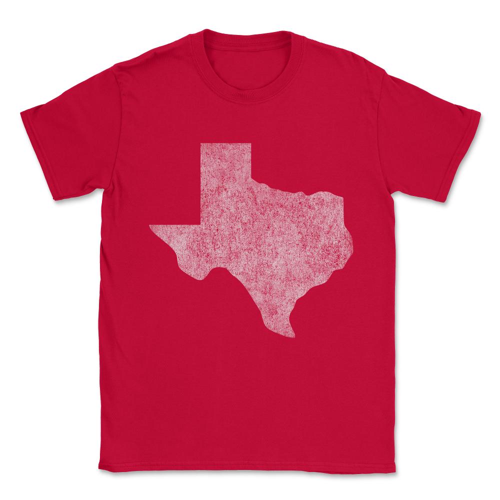 Texas Home Vintage Unisex T-Shirt - Red
