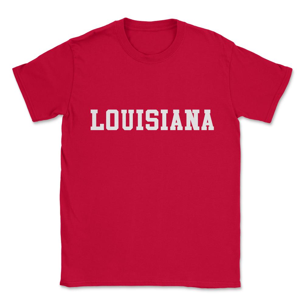Louisiana Unisex T-Shirt - Red