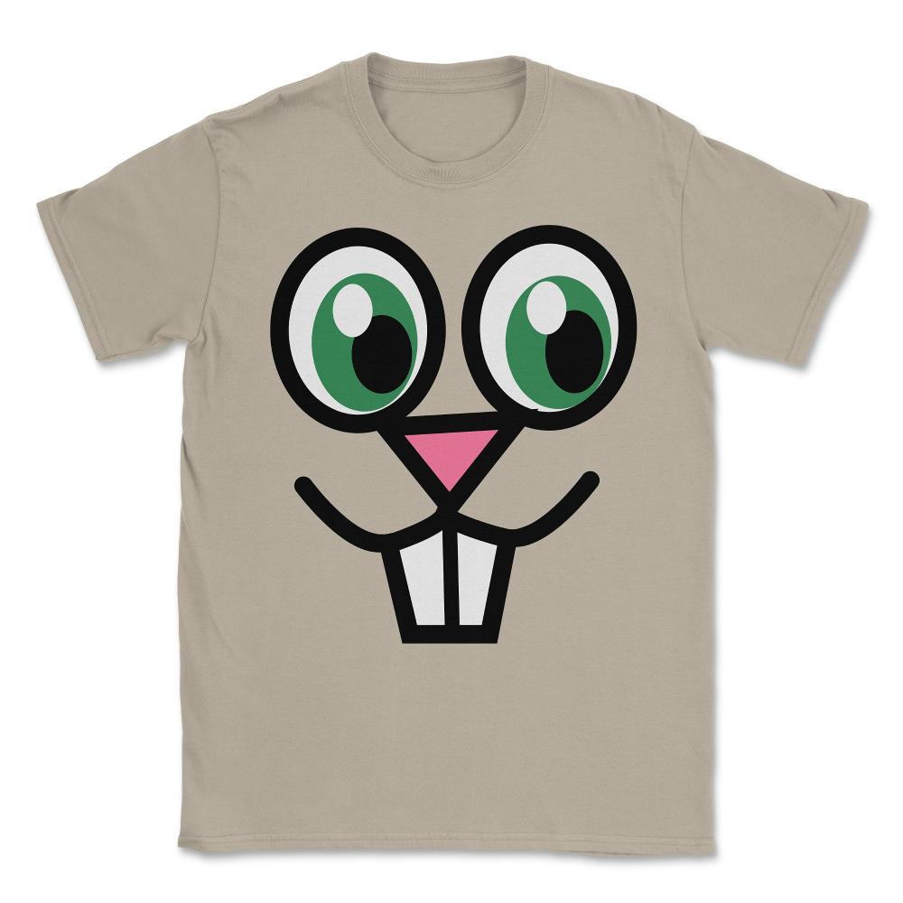 Easter Bunny Face Unisex T-Shirt - Cream