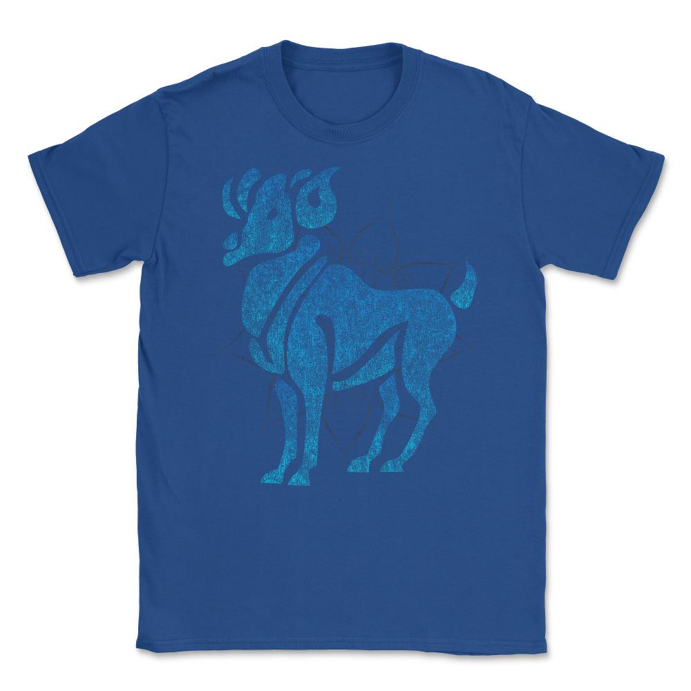 Zodiac Sign Pisces Unisex T-Shirt - Royal Blue