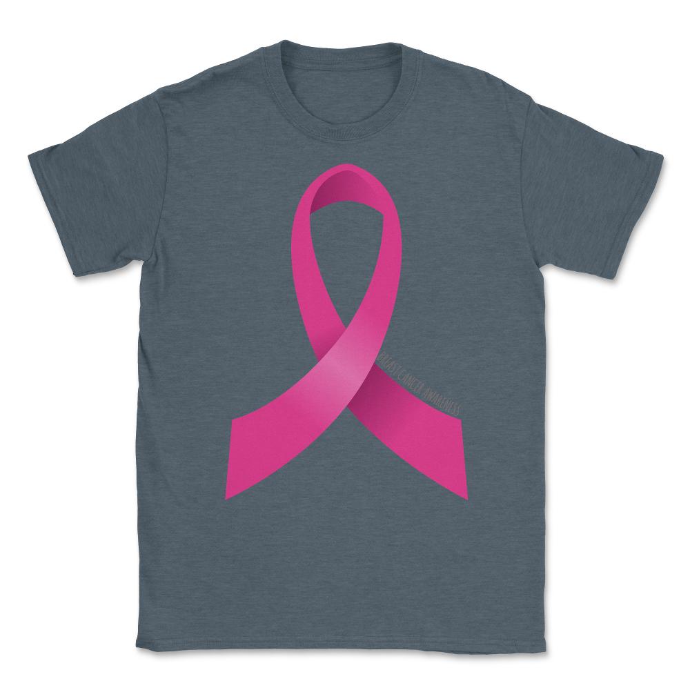 Breast Cancer Awareness Unisex T-Shirt - Dark Grey Heather