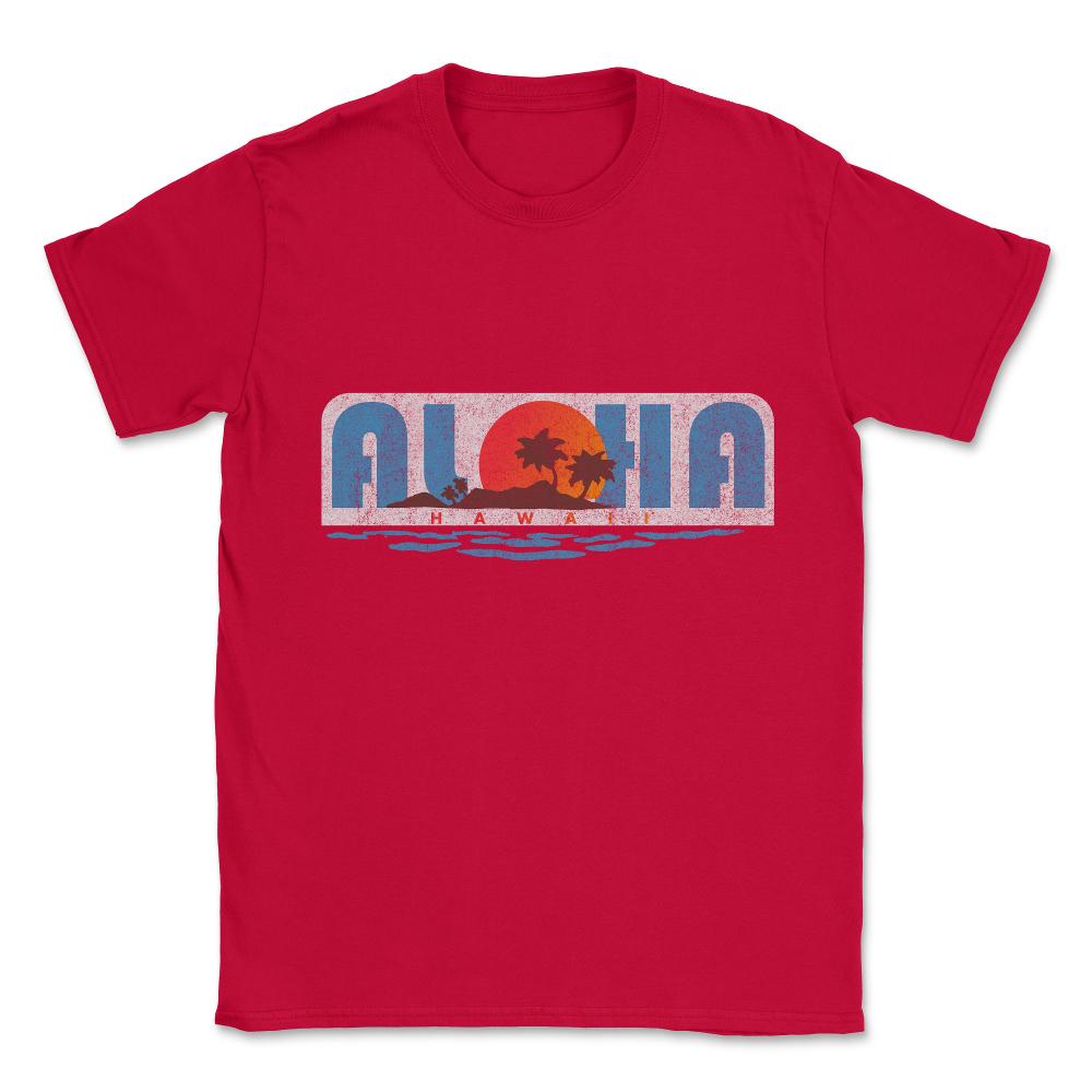 Aloha Hawaii Unisex T-Shirt - Red