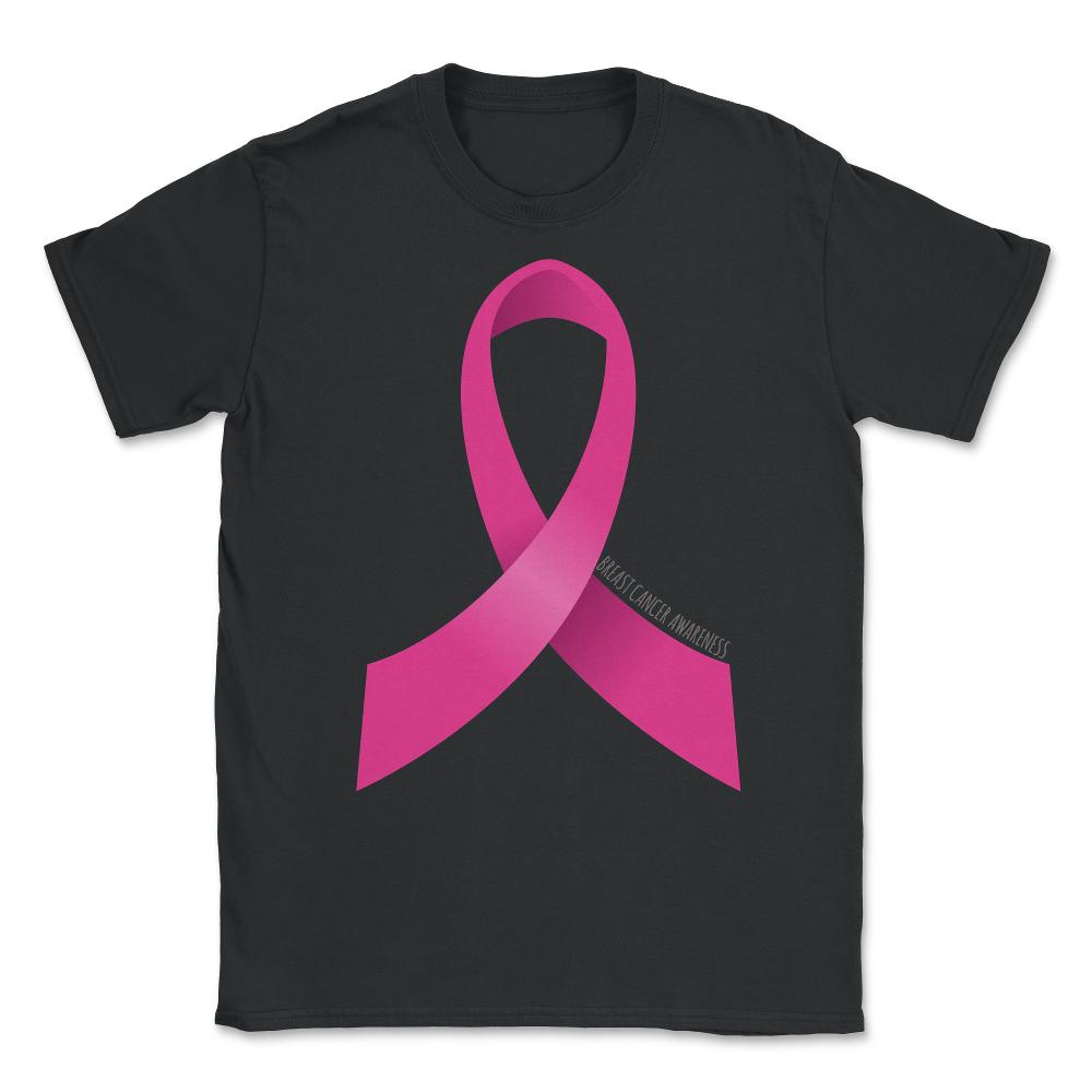 Breast Cancer Awareness Unisex T-Shirt - Black