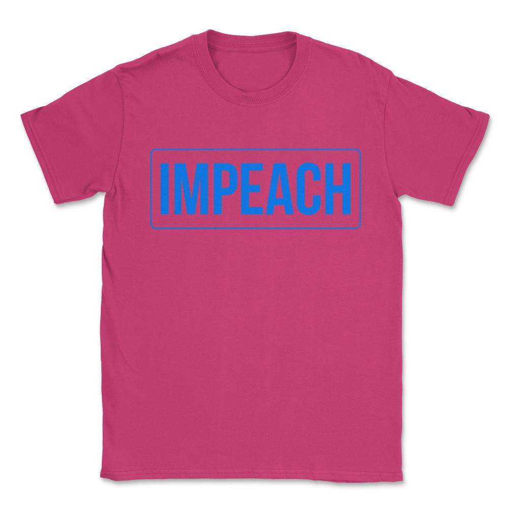 Impeach Boris Johnson Donald Trump Unisex T-Shirt - Heliconia