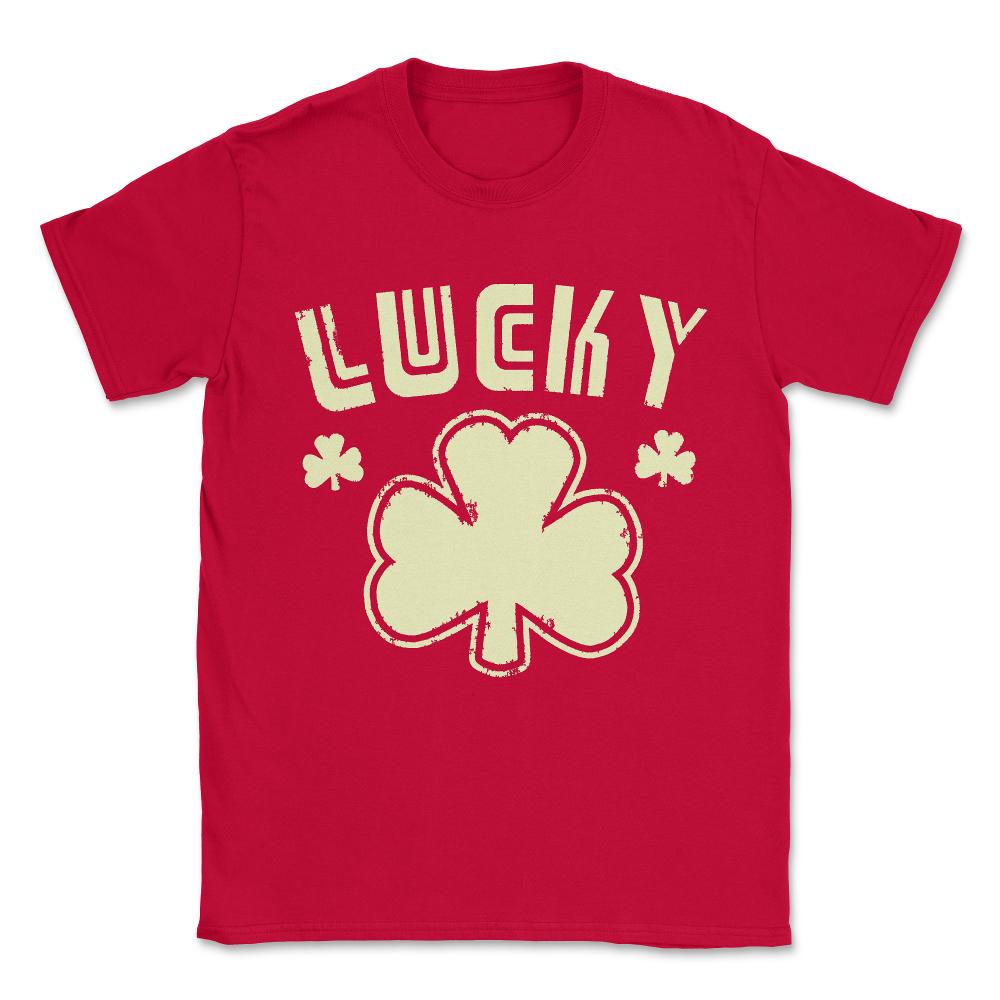 Lucky Vintage Unisex T-Shirt - Red