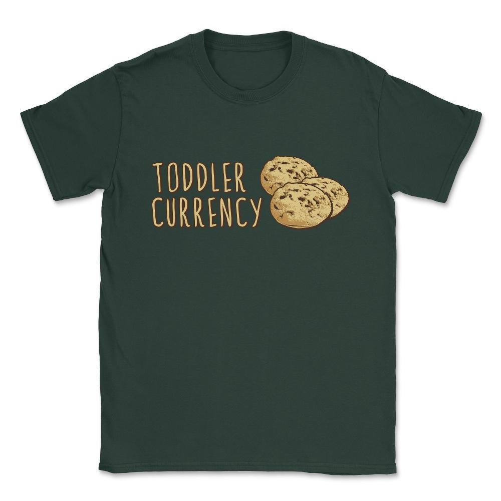 Cookies Toddler Currency Unisex T-Shirt - Forest Green