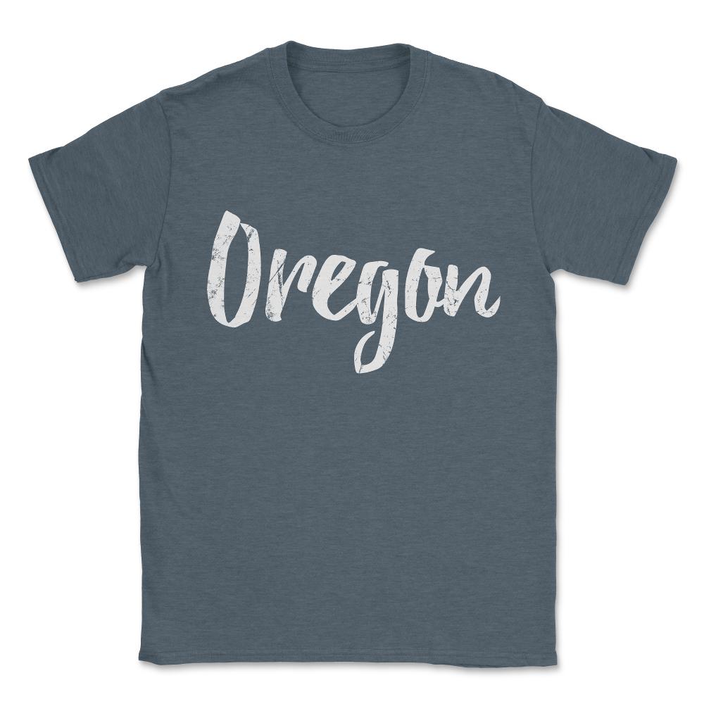 Oregon Unisex T-Shirt - Dark Grey Heather