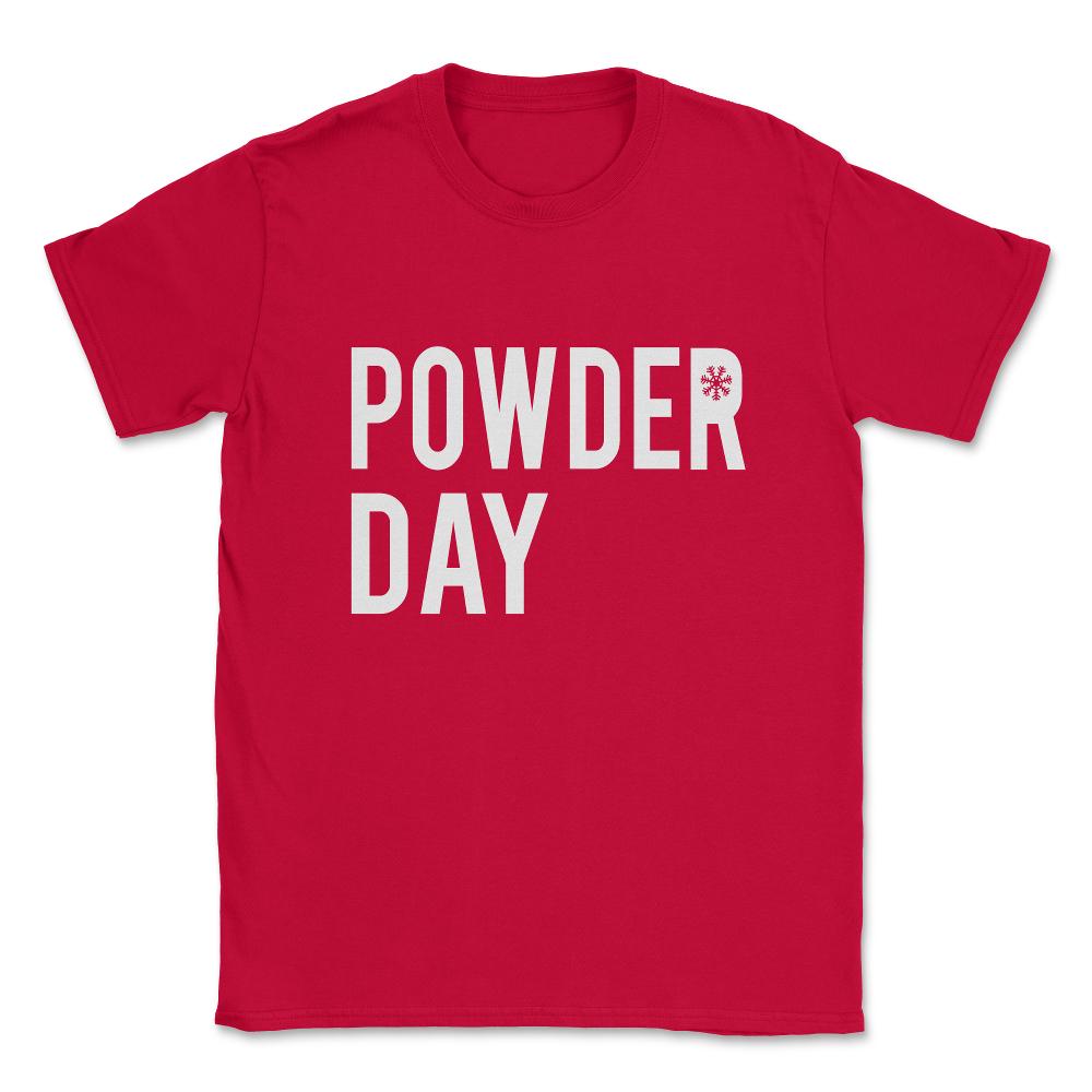 Powder Day Unisex T-Shirt - Red