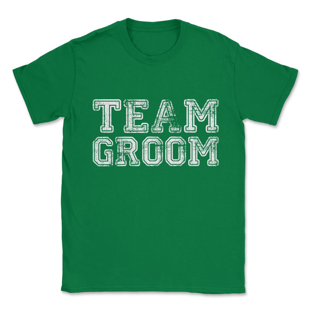 Team Groom Unisex T-Shirt - Green