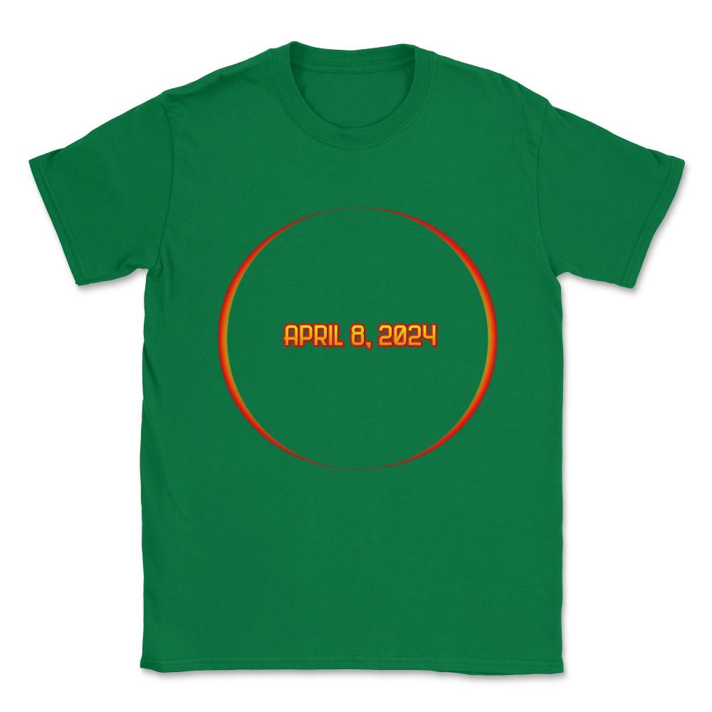 Solar Eclipse April 8 2024 Unisex T-Shirt - Green