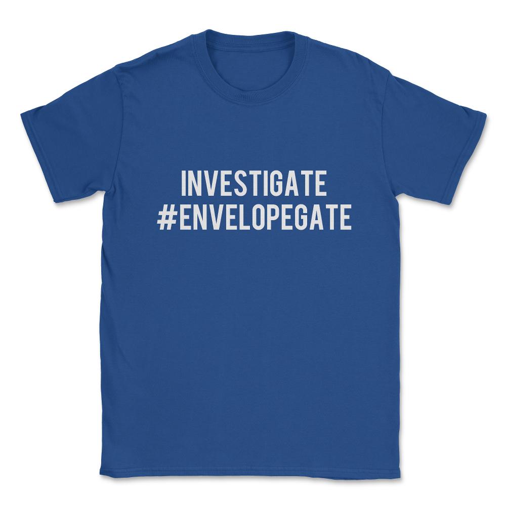 Investigate Envelopegate Unisex T-Shirt - Royal Blue