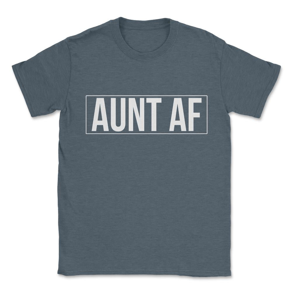 Aunt Af Unisex T-Shirt - Dark Grey Heather