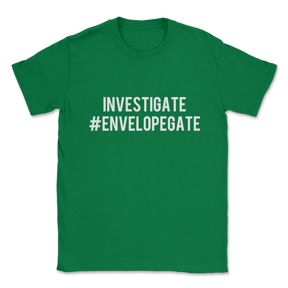 Investigate Envelopegate Unisex T-Shirt - Green