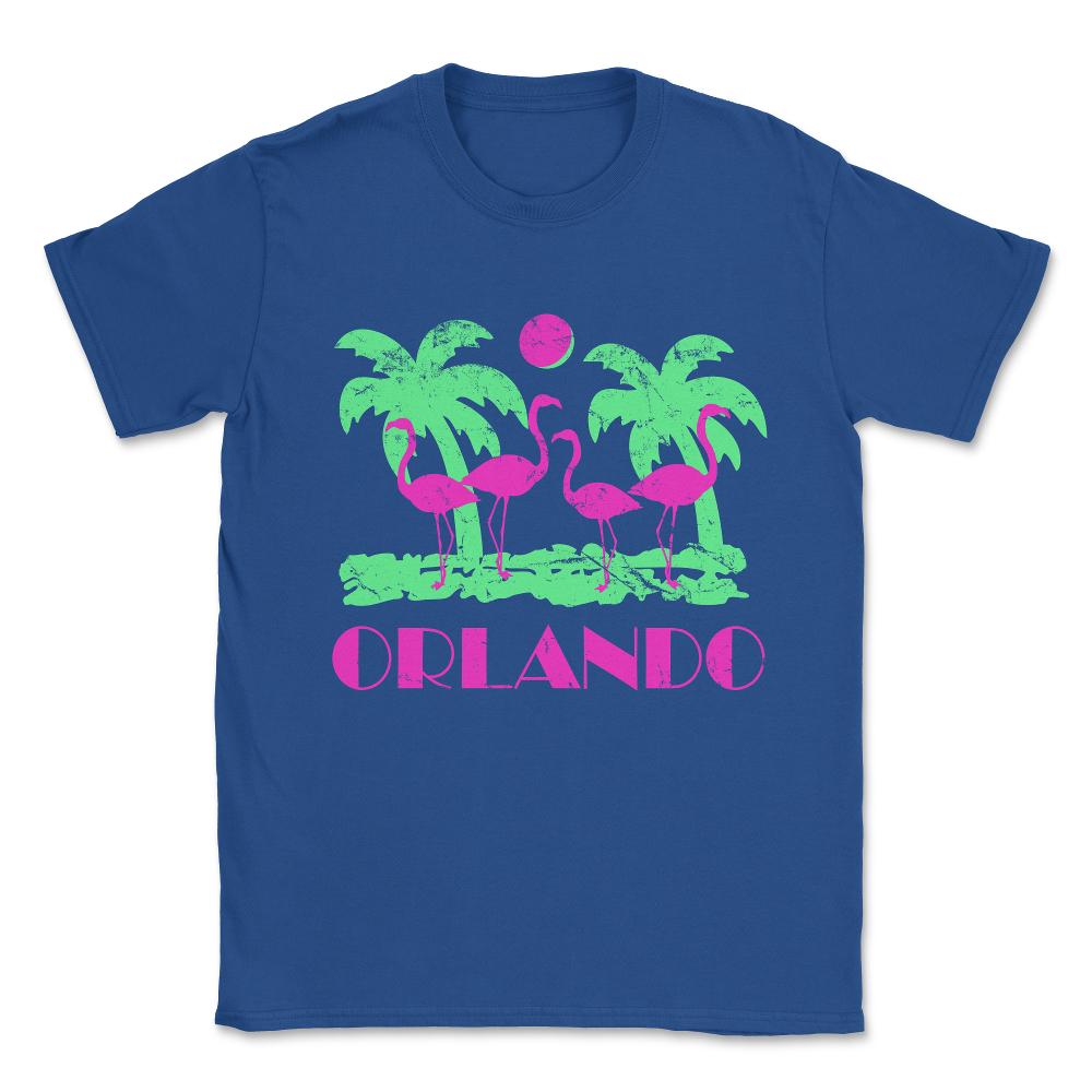 Retro Orlando Florida Unisex T-Shirt - Royal Blue