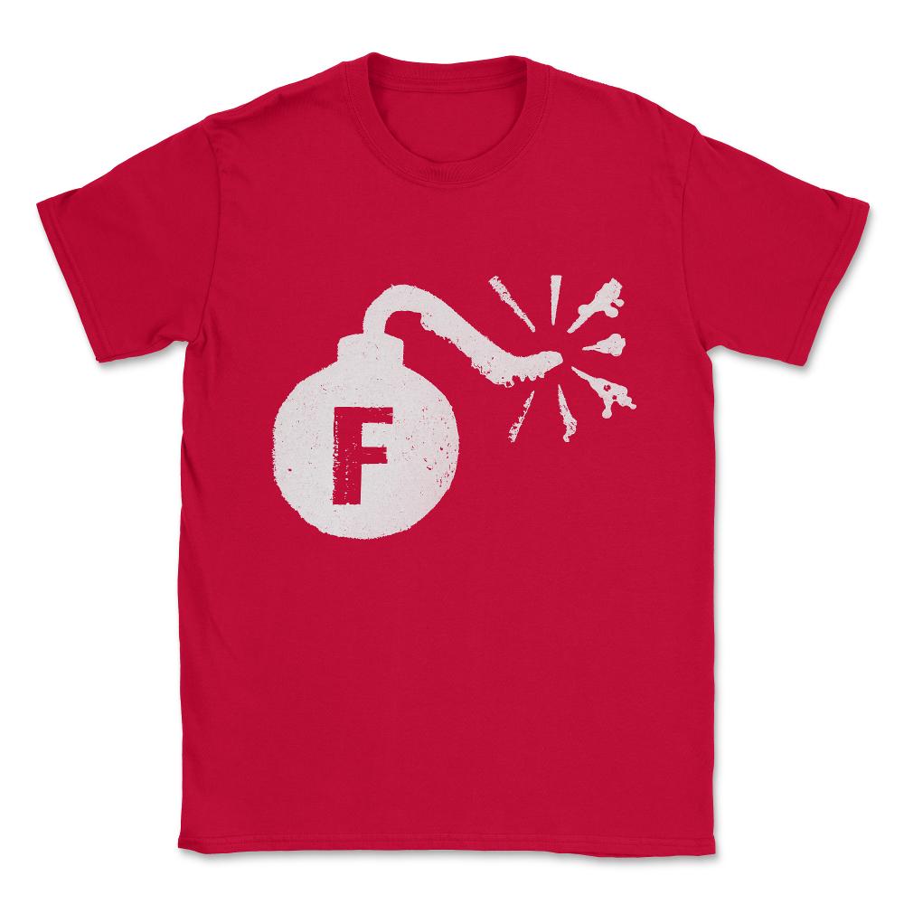 F Bomb Unisex T-Shirt - Red