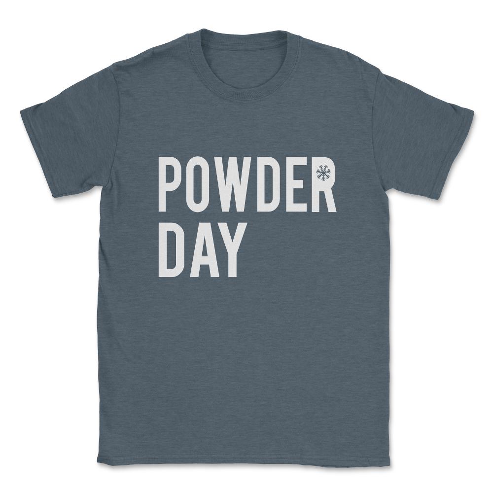 Powder Day Unisex T-Shirt - Dark Grey Heather