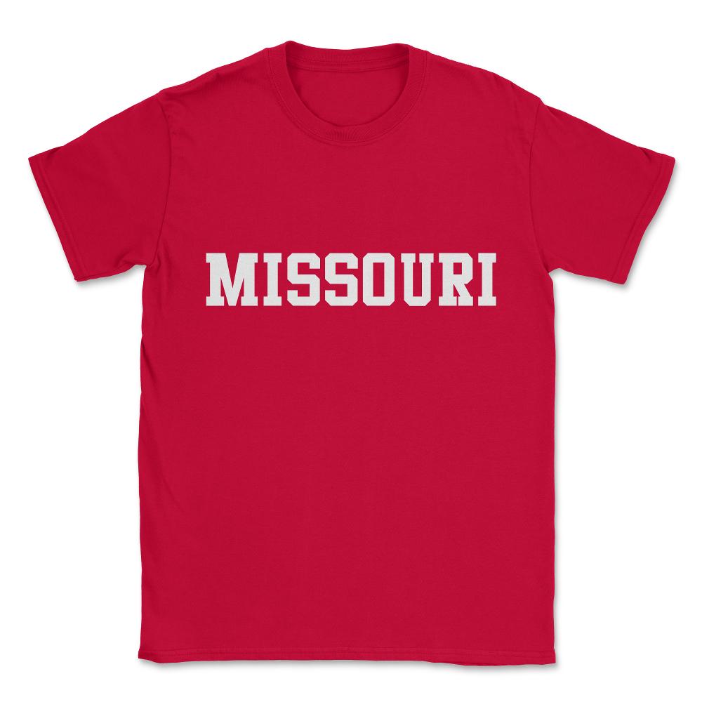 Missouri Unisex T-Shirt - Red