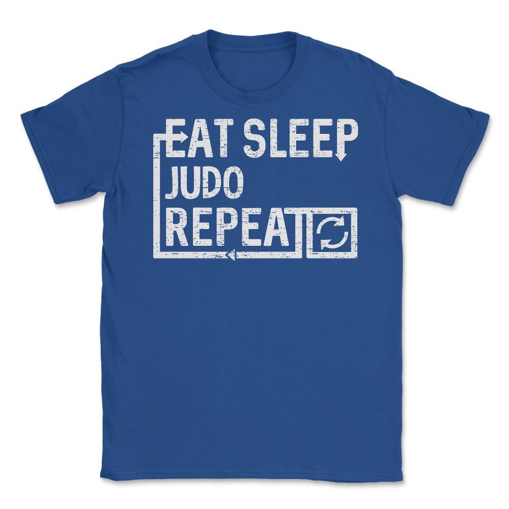 Eat Sleep Judo Unisex T-Shirt - Royal Blue