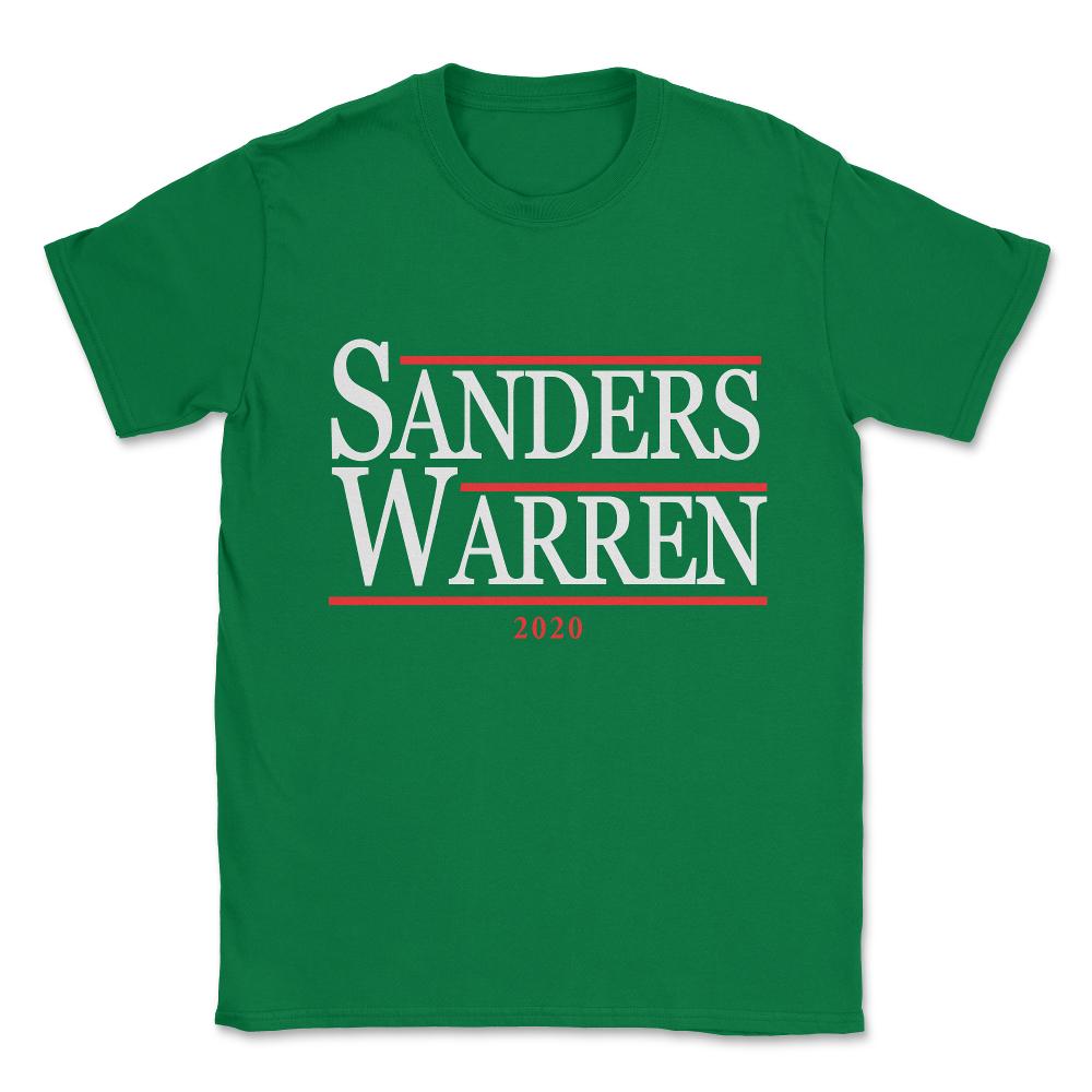 Bernie Sanders Elizabeth Warren 2020 Unisex T-Shirt - Green