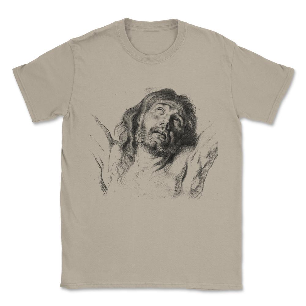 Head Of Christ Unisex T-Shirt - Cream