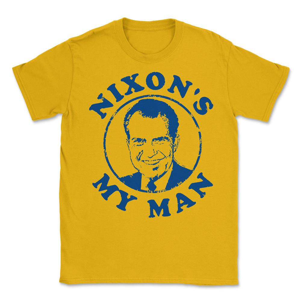 Nixons My Man Unisex T-Shirt - Gold