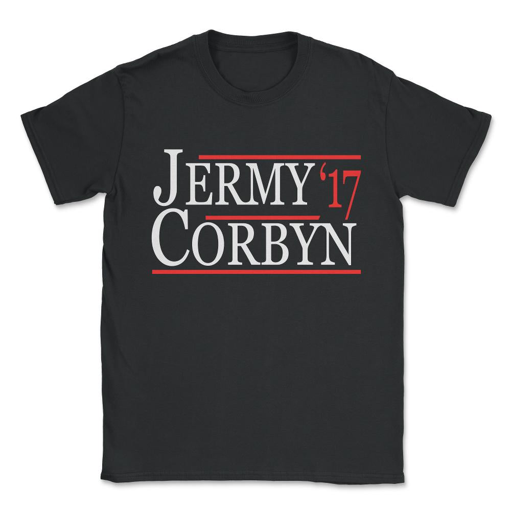 Jeremy Corbyn Labour Leader Unisex T-Shirt - Black