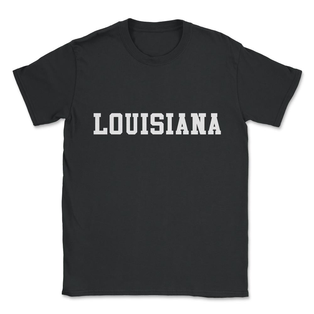 Louisiana Unisex T-Shirt - Black