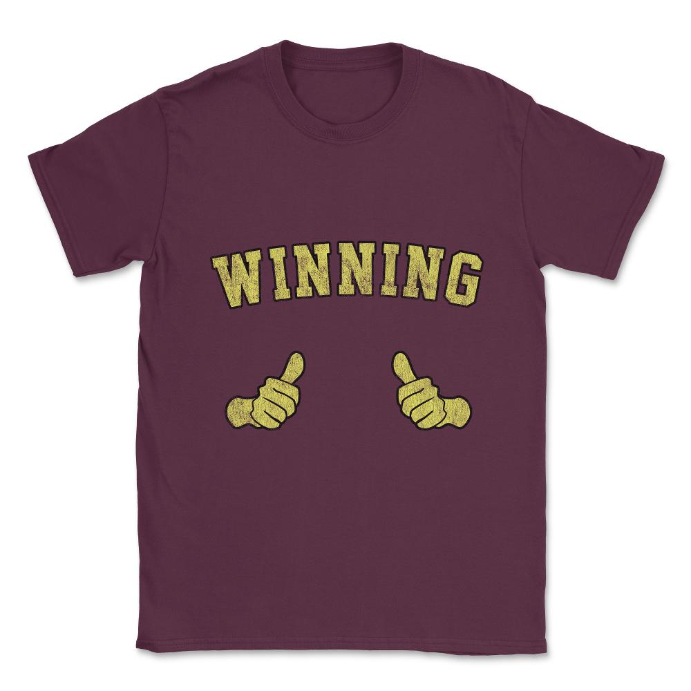 Winning Vintage Unisex T-Shirt - Maroon