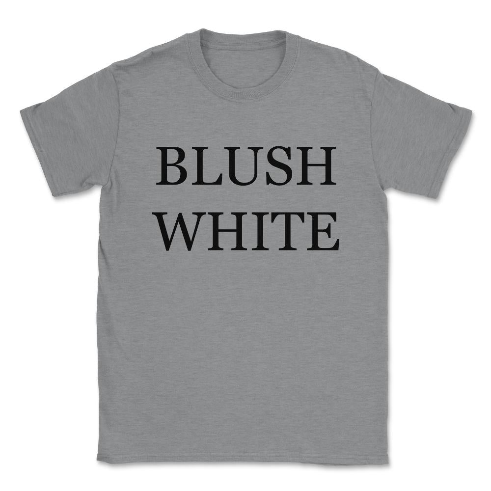 Blush White Wine Costume Unisex T-Shirt - Grey Heather